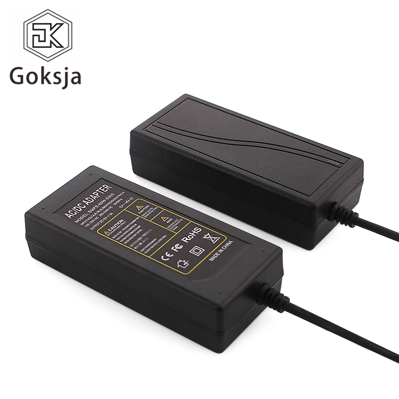 12V 5A AC/DC Switching Power Supply – 60W Adapter with Safety Mark, 100-240V AC Input, CE, FCC, ROHS, SAA Certified