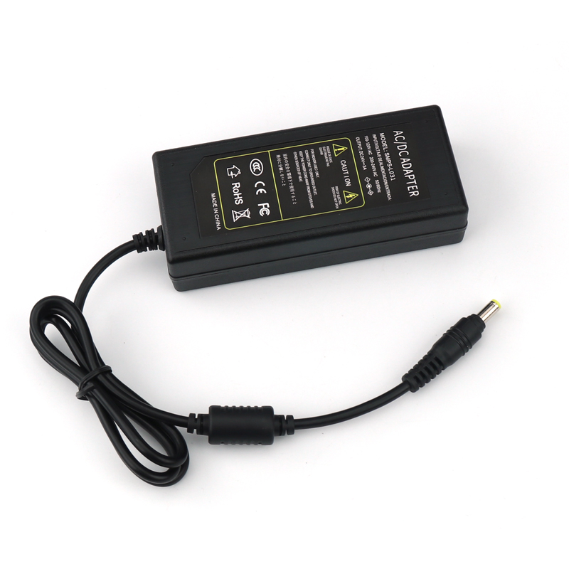72W AC/DC Power Supply Adapter 24V 3A Desktop Power Adapter – CE, FCC, ROHS, SAA Certified