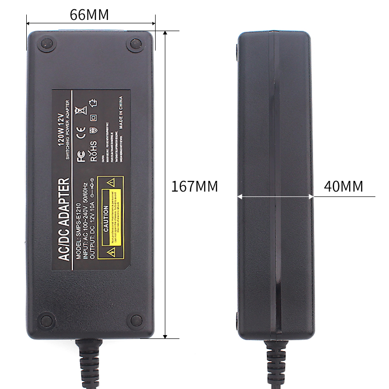 12V 10A LED Power Adapter – Custom OEM/ODM Solutions for High-Power LED Applications