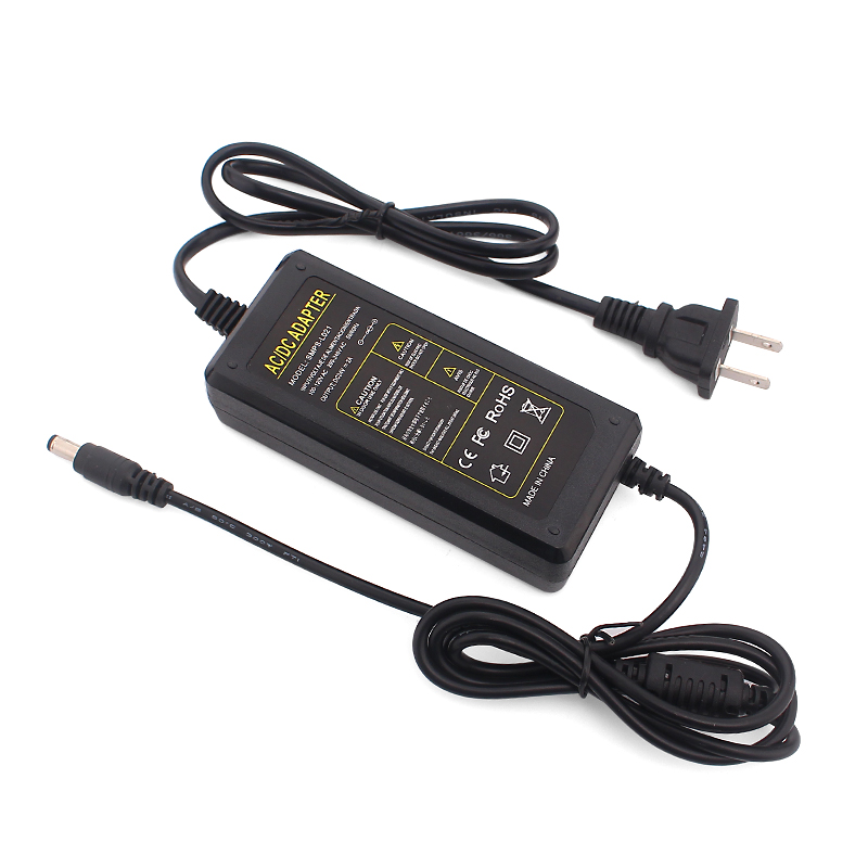 24V 2A AC/DC Desktop Power Adapter with 5.5x2.5mm DC Connector – Fast Delivery and CE, FCC, ROHS, SAA Certified