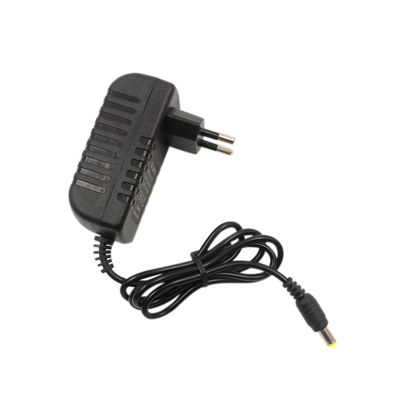 12V 1A AC/DC Power Adapter with EU Plug – 12W Wall-Mounted Power Supply, CE, FCC, ROHS, SAA Certifie