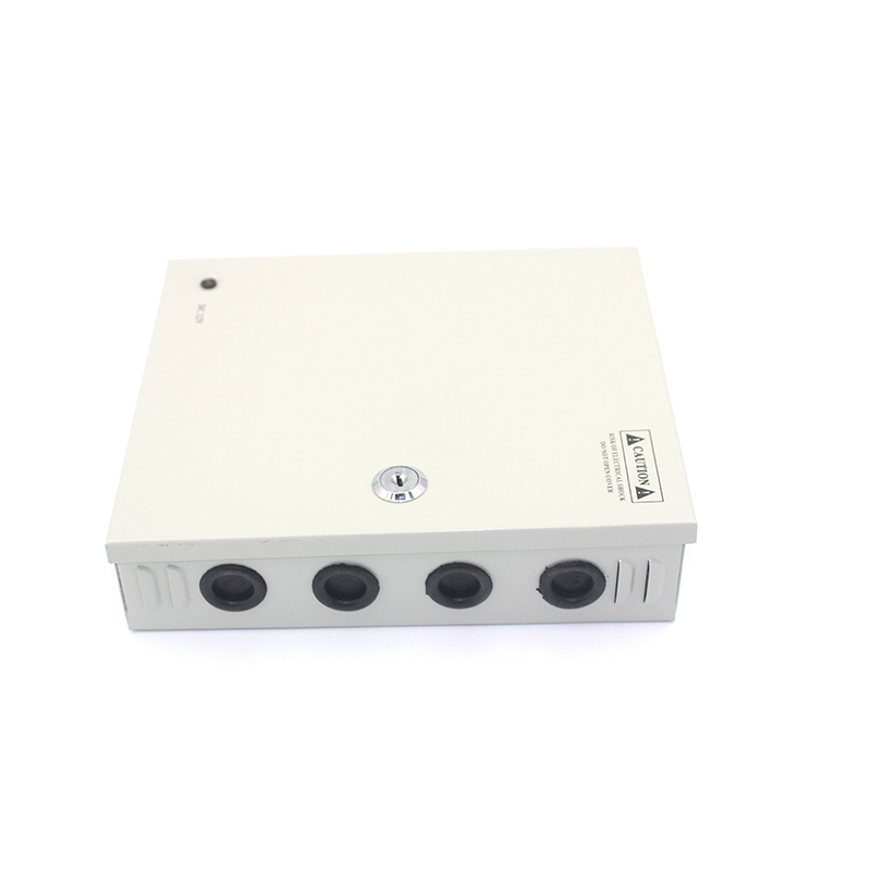 9-Channel 12V 10A Switching Power Supply Box for CCTV Systems – High-Quality Surveillance Power Solu