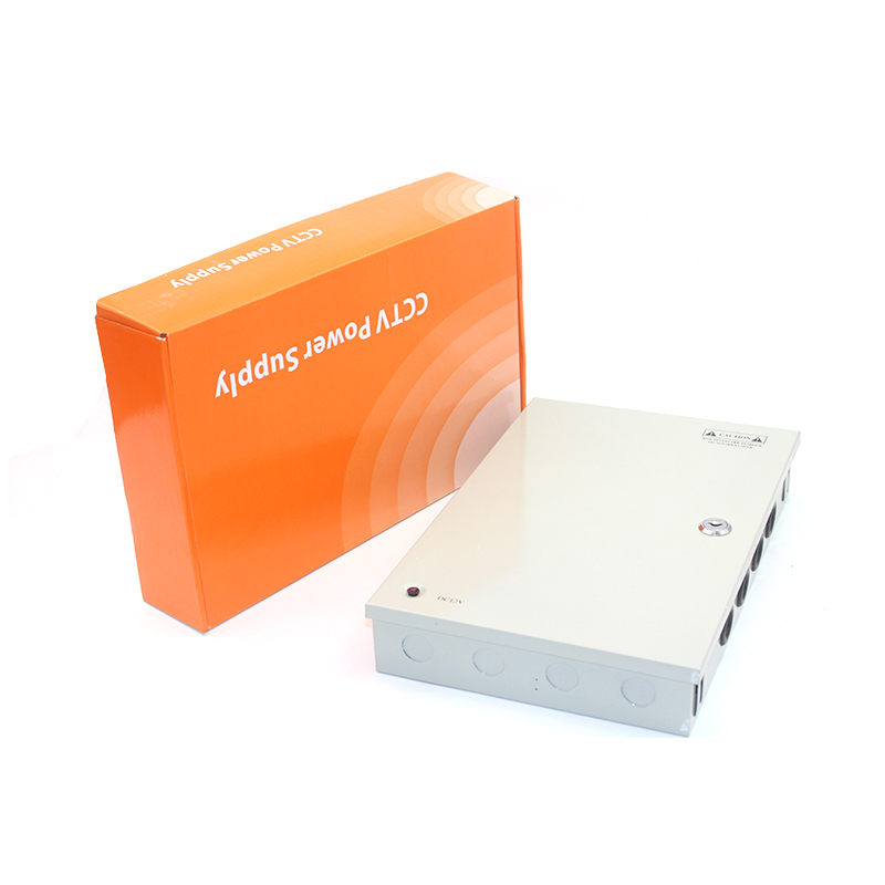 18-Port 12V 20A CCTV Power Supply Box – Secure and Stable Power Solution with PTC Protection