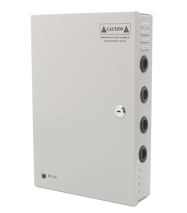 18-Port 12V 20A CCTV Power Supply Box – Secure and Stable Power Solution with PTC Protection