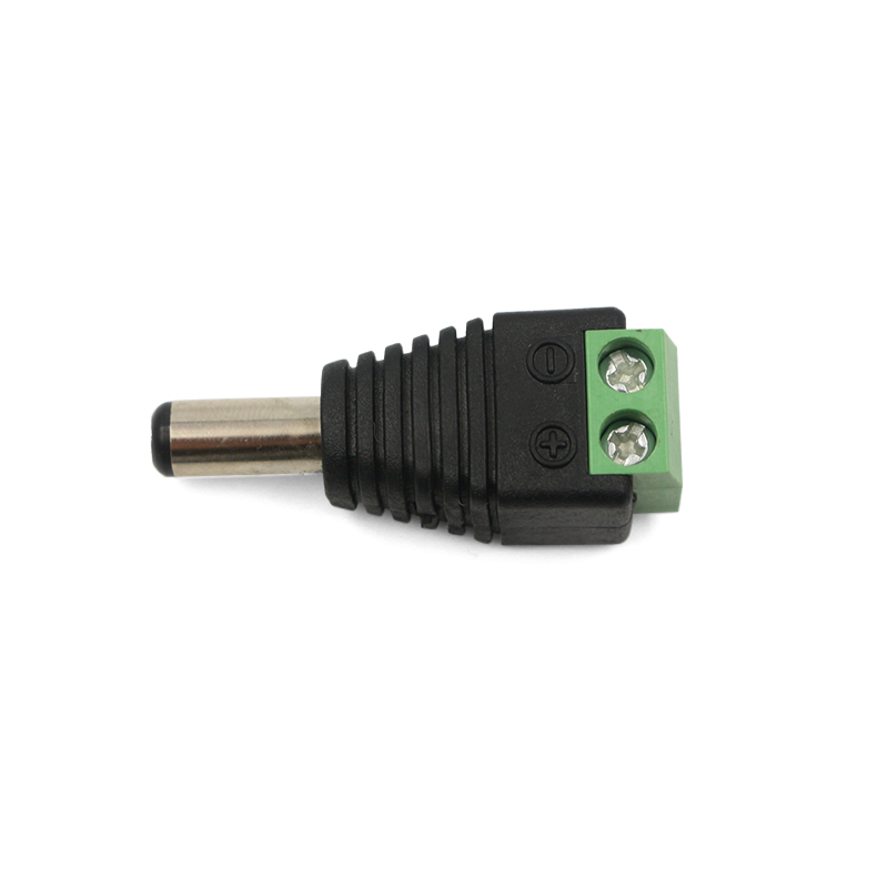 5.5x2.1mm 12V DC Male Power Connector – Universal Fit for CCTV Cameras and LED Systems