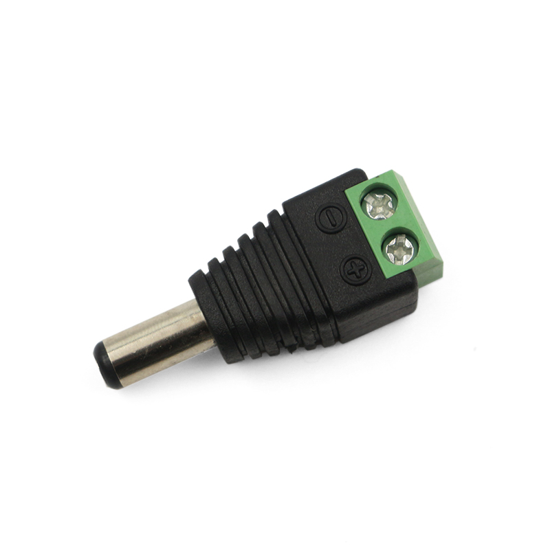 5.5x2.1mm 12V DC Male Power Connector – Universal Fit for CCTV Cameras and LED Systems